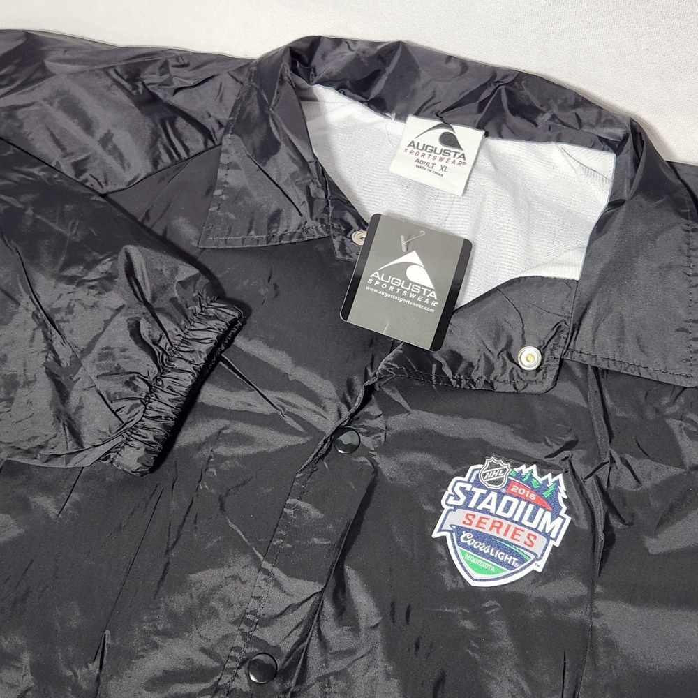 NEW Augusta Minnesota Wild NHL 2016 Stadium Series Coors Light black‎ Size XL